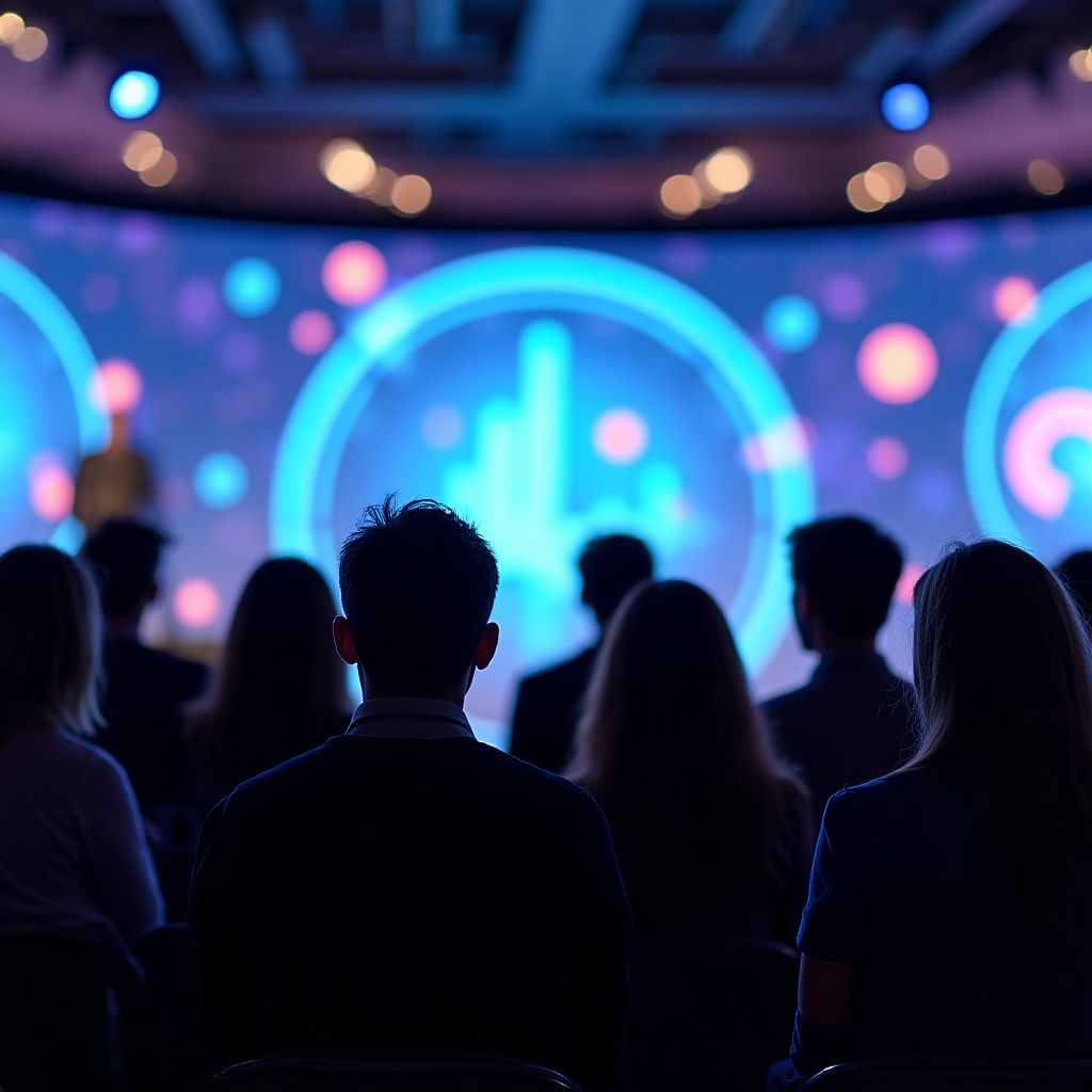 CryptoConf team at previous conference